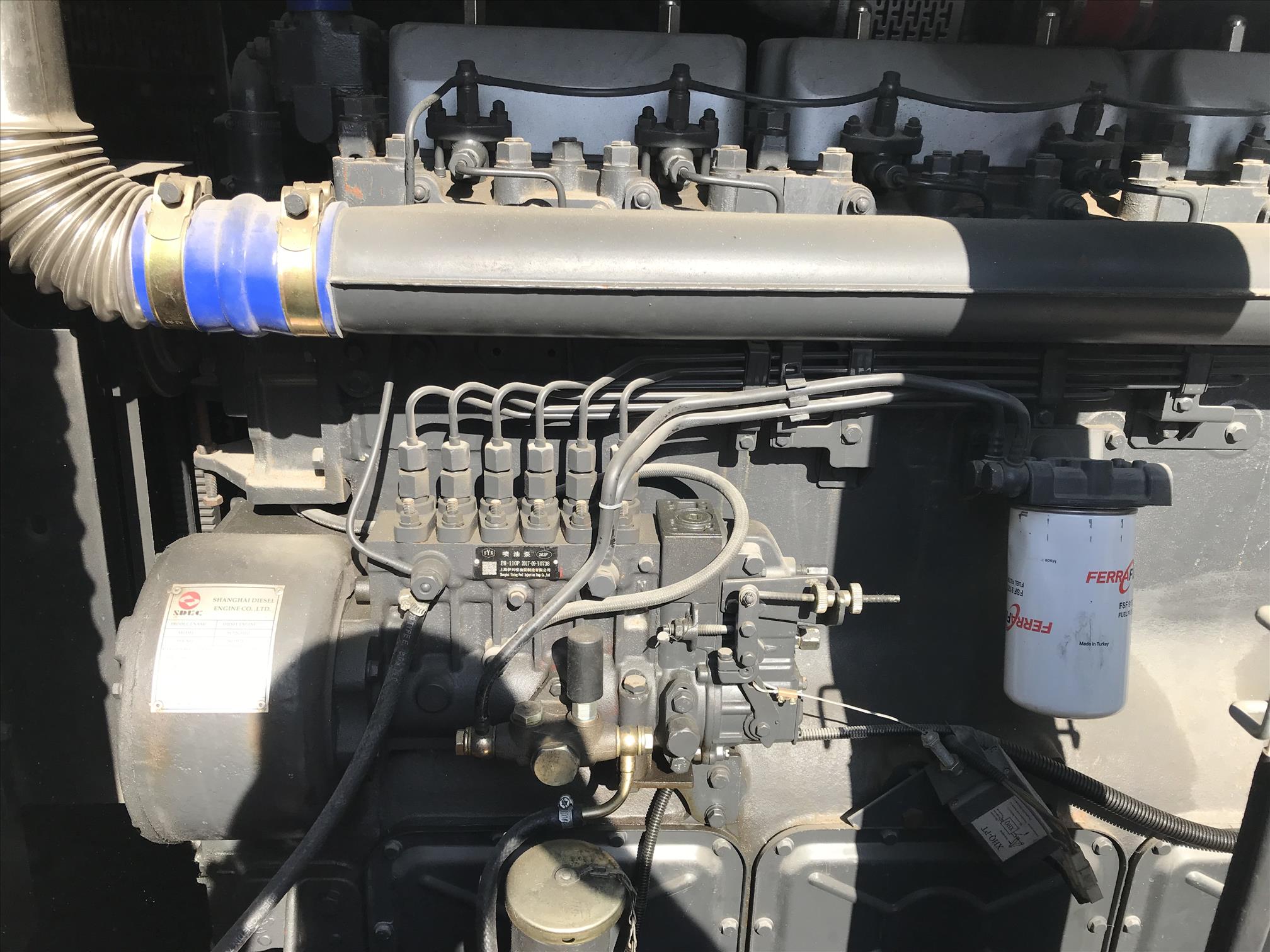Universal 330 kVA, Sdec Motor, 2018 Model, 215 Saatte, Kabinli, Otomatik, Transfer Panosuz